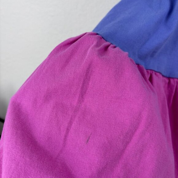 Hanna Andersson girls 150cm 12 colorblock twirl power long sleeve cotton dress - Picture 8 of 8